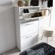 Shoe cabinet Moreli S-21 W590/H1200/D280 Anthracite Shoe cabinet Moreli S-21 W590/H1200/D280 Anthracite
