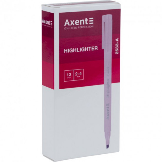 Marker Axent Highlighter Pastel 2-4 mm wedge turquoise (2533-09-A) Marker Axent Highlighter Pastel 2-4 mm wedge turquoise (2533-09-A)