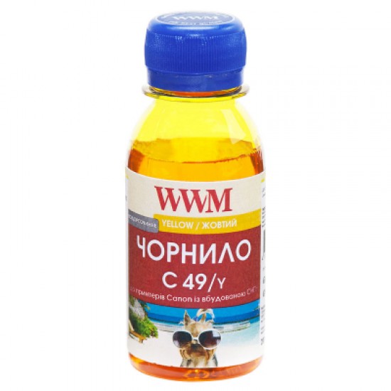 Чернила WWM Canon GI-490 100г Yellow (C49/Y-2) Чернила WWM Canon GI-490 100г Yellow (C49/Y-2)