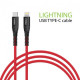 Кабель Intaleo CBRNYTL1 USB-C-Lightning 1.2м Red (1283126504129) Кабель Intaleo CBRNYTL1 USB-C-Lightning 1.2м Red (1283126504129)