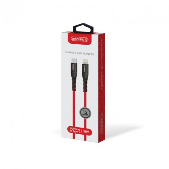 Кабель Intaleo CBRNYTL1 USB-C-Lightning 1.2м Red (1283126504129) Кабель Intaleo CBRNYTL1 USB-C-Lightning 1.2м Red (1283126504129)