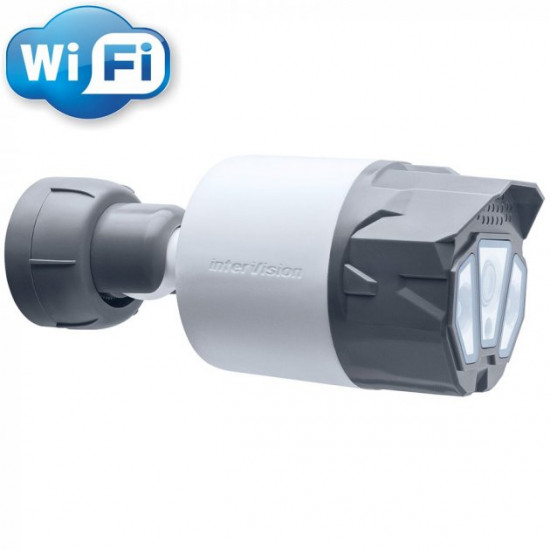 IP Видеокамера видеонаблюдения Wi-Fi 5 Мп interVision JetFi-TireX-Str уличная Led IP Видеокамера видеонаблюдения Wi-Fi 5 Мп interVision JetFi-TireX-Str уличная Led