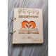 Wooden notebook 