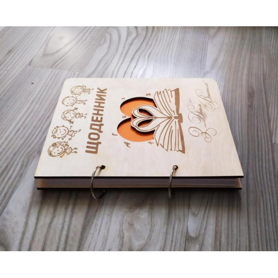 Wooden notebook 