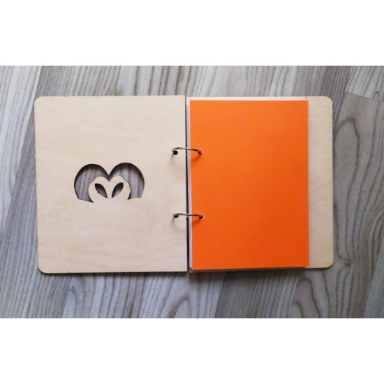 Wooden notebook 