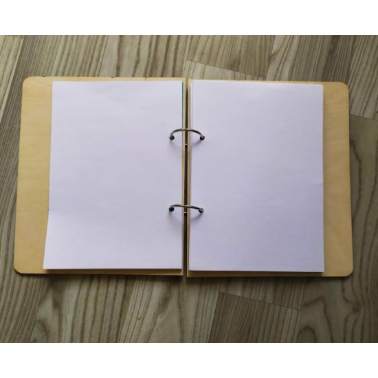 Wooden notebook 