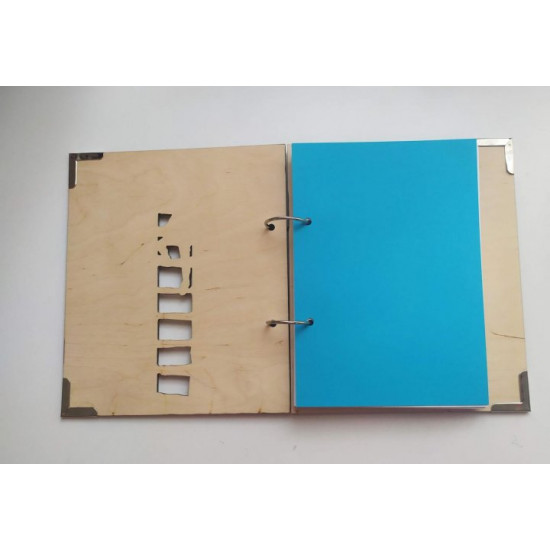 Wooden notebook 