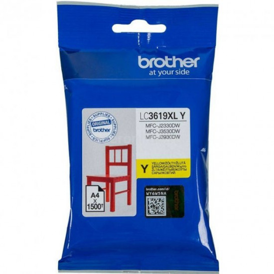 Картридж Brother для MFCJ3530DW/MFCJ3930DW XL Yellow (LC3619XLY) Картридж Brother для MFCJ3530DW/MFCJ3930DW XL Yellow (LC3619XLY)