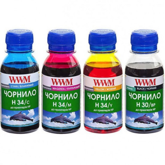 Чорнило HP DeskJet D5563 WWM 4х100г H30/34SET-2 Чорнило HP DeskJet D5563 WWM 4х100г H30/34SET-2