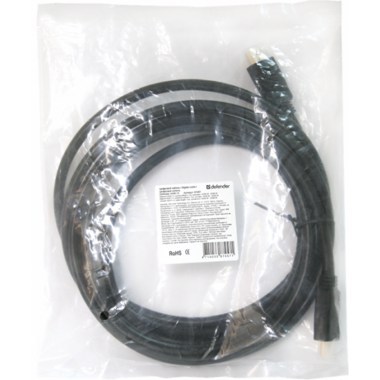 Кабель Defender HDMI-10 HDMI M-M ver1.4, 3м (87457) (6253183) Кабель Defender HDMI-10 HDMI M-M ver1.4, 3м (87457) (6253183)