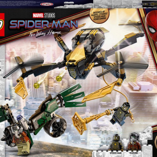 LEGO Super Heroes Marvel Spider-Man Drone Duel 198 pieces (76195) LEGO Super Heroes Marvel Spider-Man Drone Duel 198 pieces (76195)