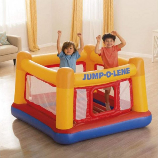 Дитячий надувний батут Intex 48260, Jump-O-Lene, 174х174х112 см Дитячий надувний батут Intex 48260, Jump-O-Lene, 174х174х112 см