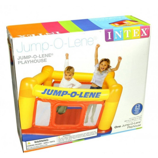 Дитячий надувний батут Intex 48260, Jump-O-Lene, 174х174х112 см Дитячий надувний батут Intex 48260, Jump-O-Lene, 174х174х112 см