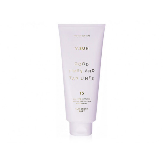 Сонцезахисний крем для тіла V.SUN Sun Cream Body SPF 15 200 мл Сонцезахисний крем для тіла V.SUN Sun Cream Body SPF 15 200 мл
