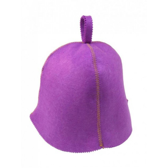 Bath cap Luxyart artificial felt purple (LC-411) Bath cap Luxyart artificial felt purple (LC-411)