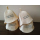 Bath cap Luxyart with your logo natural felt (PA-001) Bath cap Luxyart with your logo natural felt (PA-001)