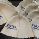 Bath cap Luxyart with your logo natural felt (PA-001) Bath cap Luxyart with your logo natural felt (PA-001)