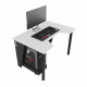 Геймерский игровой стол ZEUS™ GAMER-1 белый/черные боковые Геймерский игровой стол ZEUS™ GAMER-1 белый/черные боковые