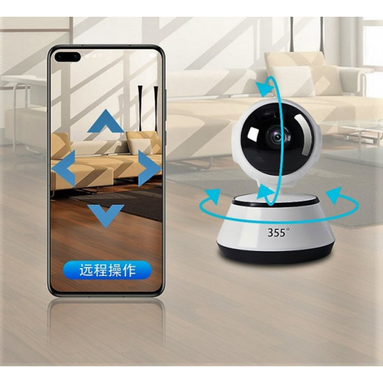 Бездротова Інтернет онлайн IP WiFi панорамна smart камера відеоспостереження UKC N701 Бездротова Інтернет онлайн IP WiFi панорамна smart камера відеоспостереження UKC N701