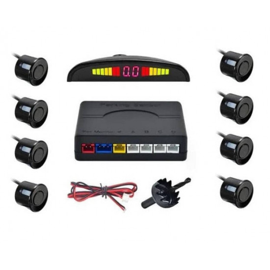Парктроник на 8 датчиков с дисплеем Assistant Parking Sensor (A0055) парковочный радар Парктроник на 8 датчиков с дисплеем Assistant Parking Sensor (A0055) парковочный радар