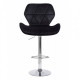 Bar stool HATTA Astra new Velvet Chrome Black Bar stool HATTA Astra new Velvet Chrome Black