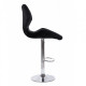 Bar stool HATTA Astra new Velvet Chrome Black Bar stool HATTA Astra new Velvet Chrome Black