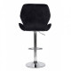 Bar stool HATTA Astra new Velvet Chrome Black Bar stool HATTA Astra new Velvet Chrome Black
