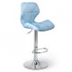 Bar stool HATTA Astra new Velvet Chrome Blue Bar stool HATTA Astra new Velvet Chrome Blue