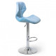 Bar stool HATTA Astra new Velvet Chrome Blue Bar stool HATTA Astra new Velvet Chrome Blue