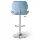 Bar stool HATTA Astra new Velvet Chrome Blue Bar stool HATTA Astra new Velvet Chrome Blue