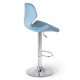 Bar stool HATTA Astra new Velvet Chrome Blue Bar stool HATTA Astra new Velvet Chrome Blue