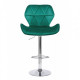 Барный стул HATTA Astra new Velvet Chrome Темно-зеленый Барный стул HATTA Astra new Velvet Chrome Темно-зеленый