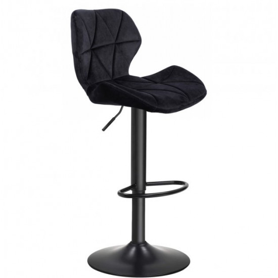 Барный стул HATTA Astra new Velvet Black Черный Барный стул HATTA Astra new Velvet Black Черный