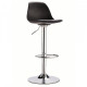 Барный стул HATTA Milan Eco Chrome Черный Барный стул HATTA Milan Eco Chrome Черный