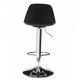 Барный стул HATTA Milan Eco Chrome Черный Барный стул HATTA Milan Eco Chrome Черный