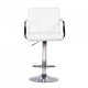 Барный стул HATTA Dublin Arm Eco Chrome Белый Барный стул HATTA Dublin Arm Eco Chrome Белый
