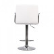 Барный стул HATTA Dublin Arm Eco Chrome Белый Барный стул HATTA Dublin Arm Eco Chrome Белый