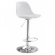 Барный стул HATTA Milan Eco Chrome Белый Барный стул HATTA Milan Eco Chrome Белый