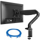 Настільне кріплення для монітора з USB хабом UFT MM2 Mount Black Настільне кріплення для монітора з USB хабом UFT MM2 Mount Black
