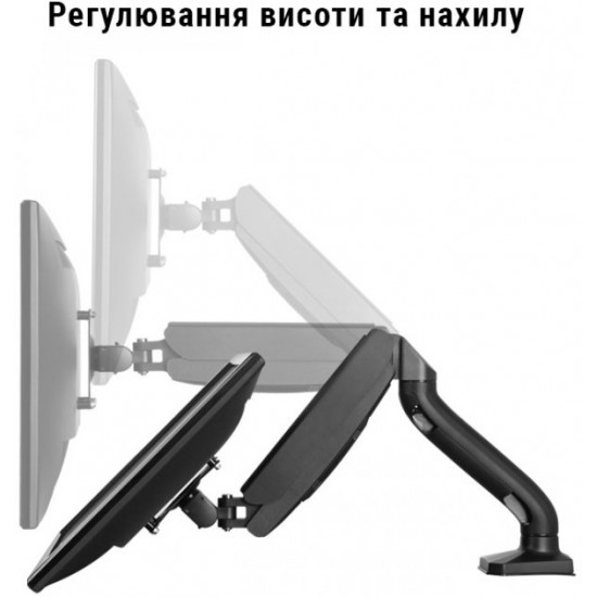 Настільне кріплення для монітора з USB хабом UFT MM2 Mount Black Настільне кріплення для монітора з USB хабом UFT MM2 Mount Black