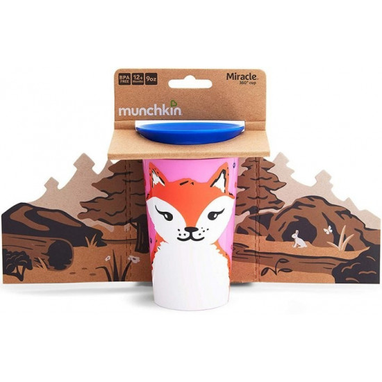 Чашка-непроливайка Munchkin Miracle 360° Sippy Лисиця 266 мл (051777) Чашка-непроливайка Munchkin Miracle 360° Sippy Лисиця 266 мл (051777)