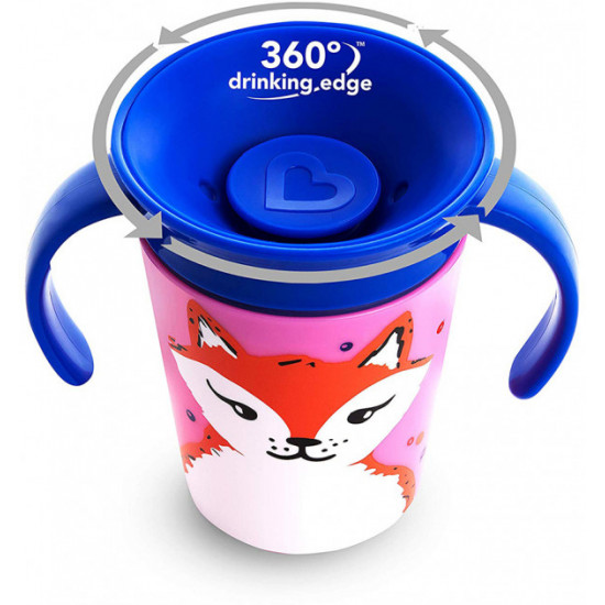 Чашка-непроливайка Munchkin Miracle 360° Trainer cup Лисиця 177 мл (051774) Чашка-непроливайка Munchkin Miracle 360° Trainer cup Лисиця 177 мл (051774)