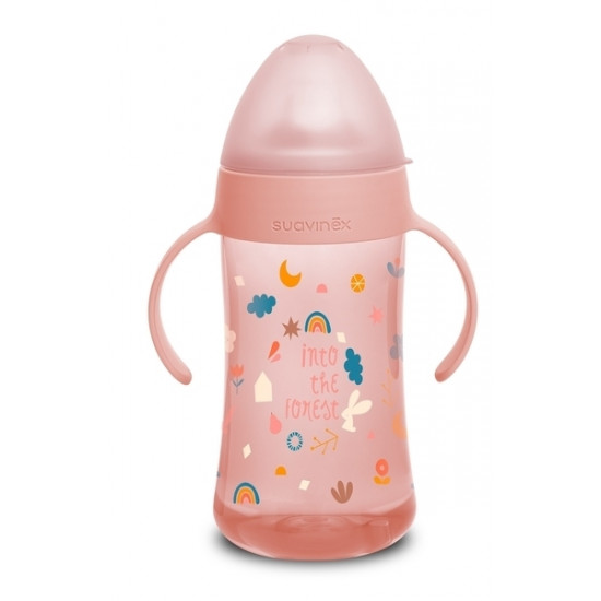 Suavinex Sippy Cup Forest Stories, with silicone spout, 4+, 270 ml, pink (306942) Suavinex Sippy Cup Forest Stories, with silicone spout, 4+, 270 ml, pink (306942)