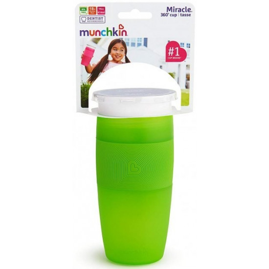 Чашка-непроливайка Munchkin Miracle 360° Sippy 414 мл Зелена Чашка-непроливайка Munchkin Miracle 360° Sippy 414 мл Зелена