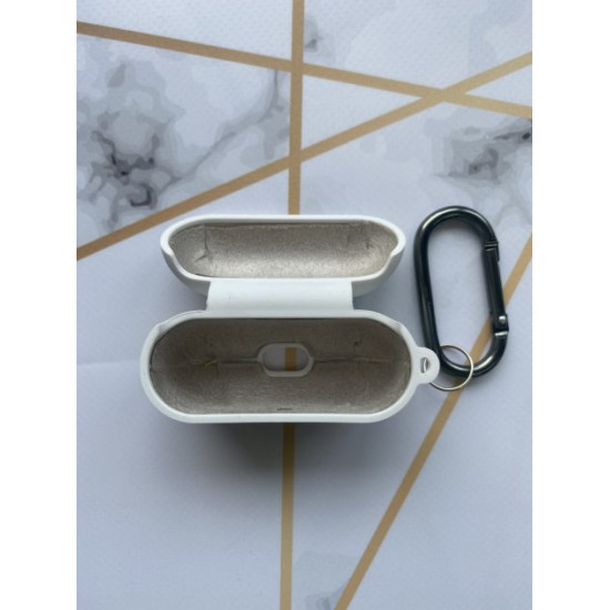 Чохол для навушників AirPods Pro з логотипом Білий Чохол для навушників AirPods Pro з логотипом Білий