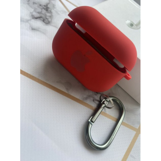 Чохол для навушників AirPods Pro з логотипом Червоний Чохол для навушників AirPods Pro з логотипом Червоний