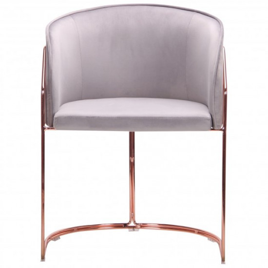 Кресло Kagu AMF rose gold/light grey (сталь/текстиль) (545680) Кресло Kagu AMF rose gold/light grey (сталь/текстиль) (545680)