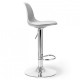 Барный стул HATTA Milan Eco Chrome Серый Барный стул HATTA Milan Eco Chrome Серый