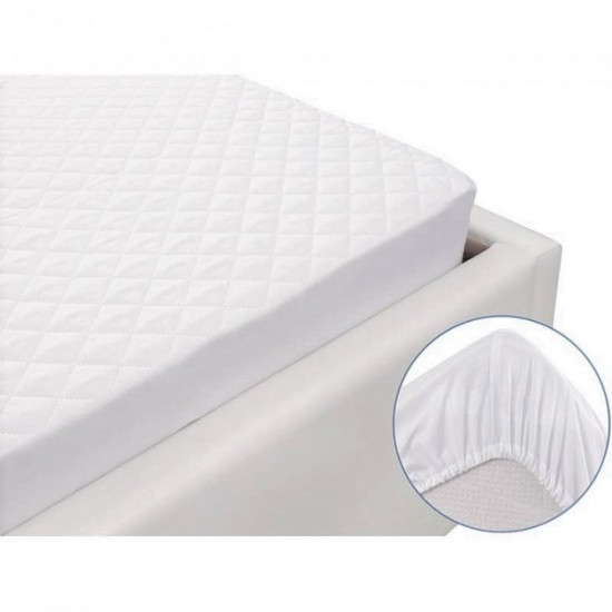 Mattress cover with sides Comfort quilted 120x200 Microfiber Mattress cover with sides Comfort quilted 120x200 Microfiber