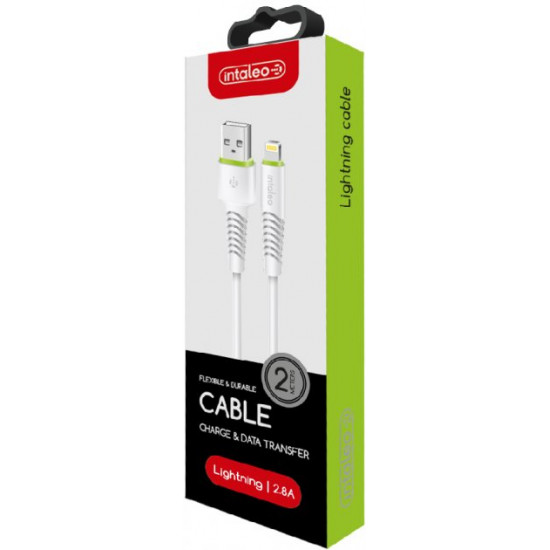 Кабель синхронізації Intaleo CBFLEXL2 Lightning 2 м Білий (1283126521416) Кабель синхронізації Intaleo CBFLEXL2 Lightning 2 м Білий (1283126521416)